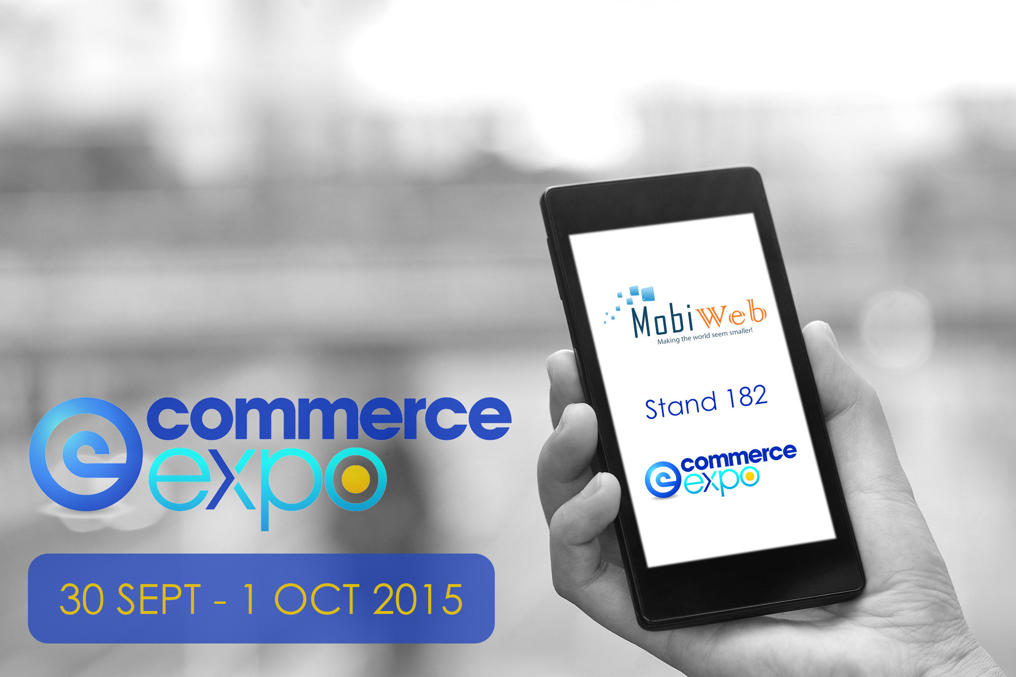 MobiWeb at eCommerce Expo 2015, the UK biggest marketplace of the latest eCommerce technology